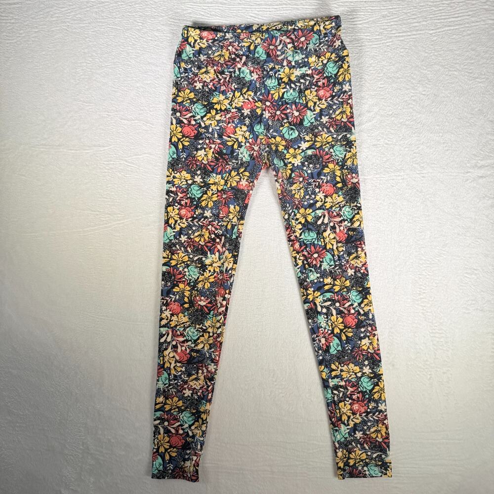 Lula Roe‎ Leggings One Size Floral Autumn Women’s Stretch Yoga Pants
